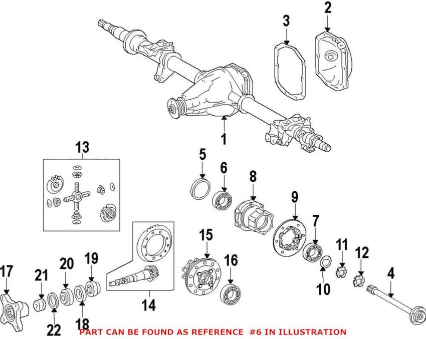 Mercedes Wheel Bearing - Rear 0079812105